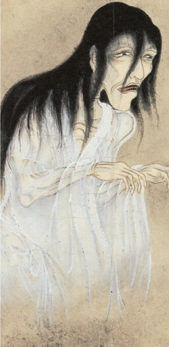 Tranh về Yurei của họa sĩ Sawaki Suushi.